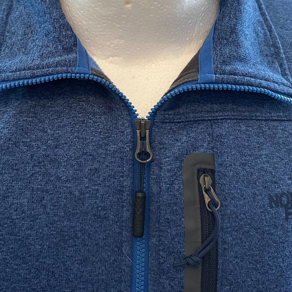 The North Face Men's Canyonlands Tall Fleece Half Zip Pullover Blue Size Small - Picture 8 of 16